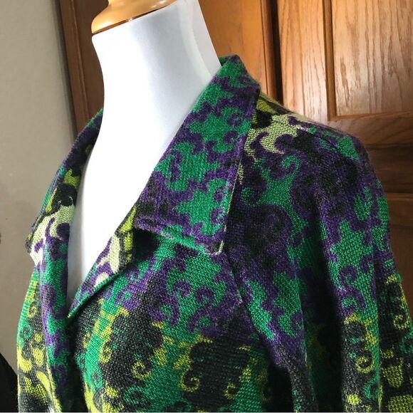 Anthropologie Luii V-Neck Buttons Boho Jacket - M - Picture 6 of 16